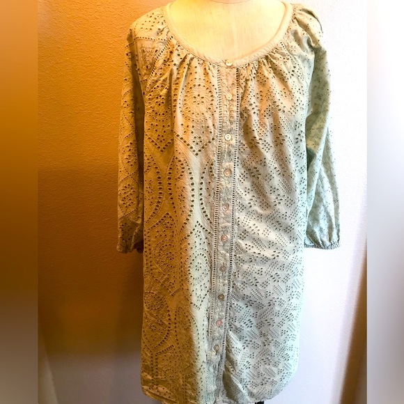 Faherty brand Cute Women Organic cotton Dress.. Size Medium - Picture 1 of 11